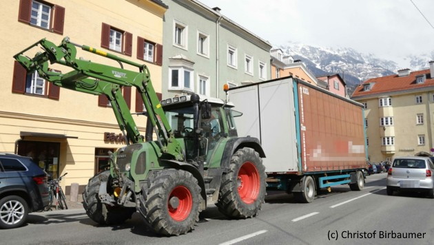 Traktoren haben in Innsbruck weiter freie Fahrt